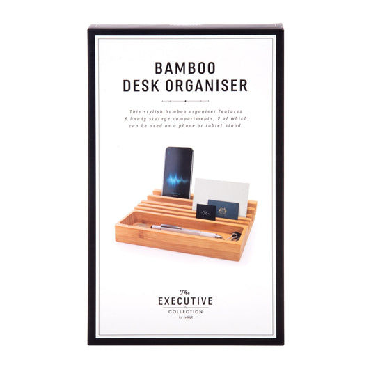 Bamboo Desk Organiser - Handworks Nouveau Paperie