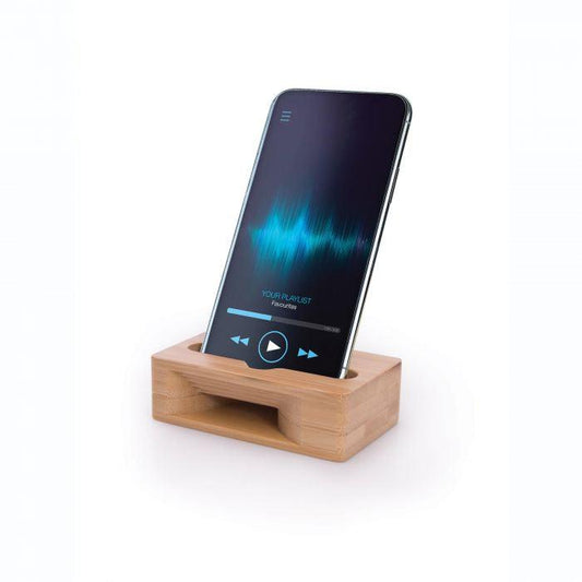 Bamboo Phone Holder & Amplifier - Handworks Nouveau Paperie