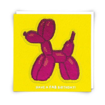 Card - Balloon Dog - Handworks Nouveau Paperie