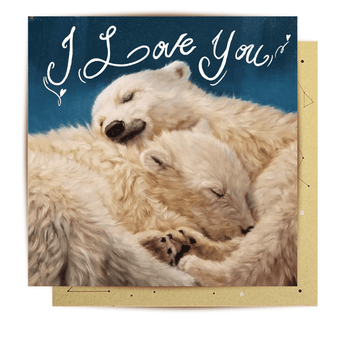 Card Bear Hugs - Handworks Nouveau Paperie