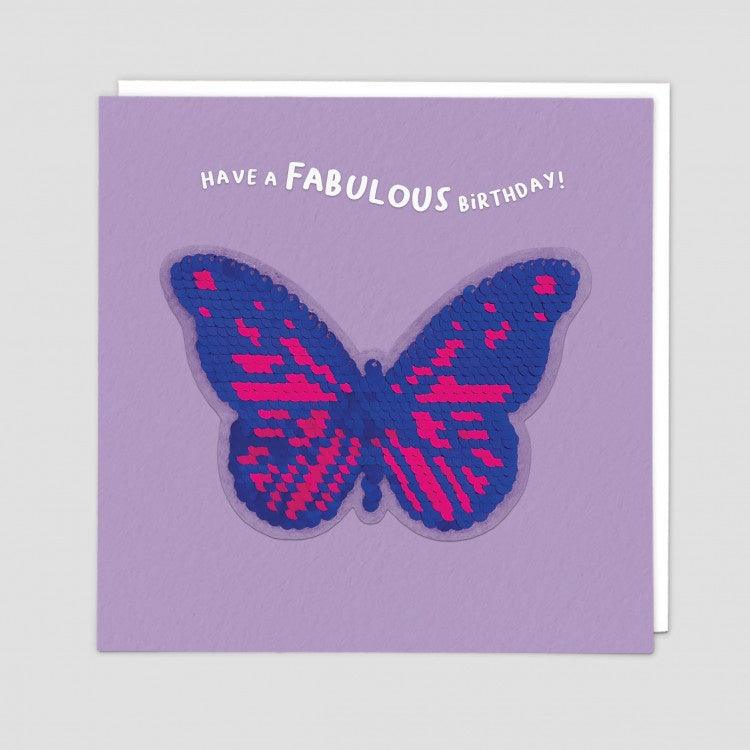 Card - Butterfly - Have A Fabulous Birthady - Handworks Nouveau Paperie