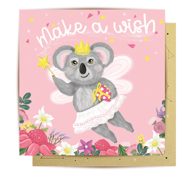 Card Fairy Koala - Handworks Nouveau Paperie