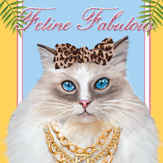 Card Feline Fabulous - Handworks Nouveau Paperie