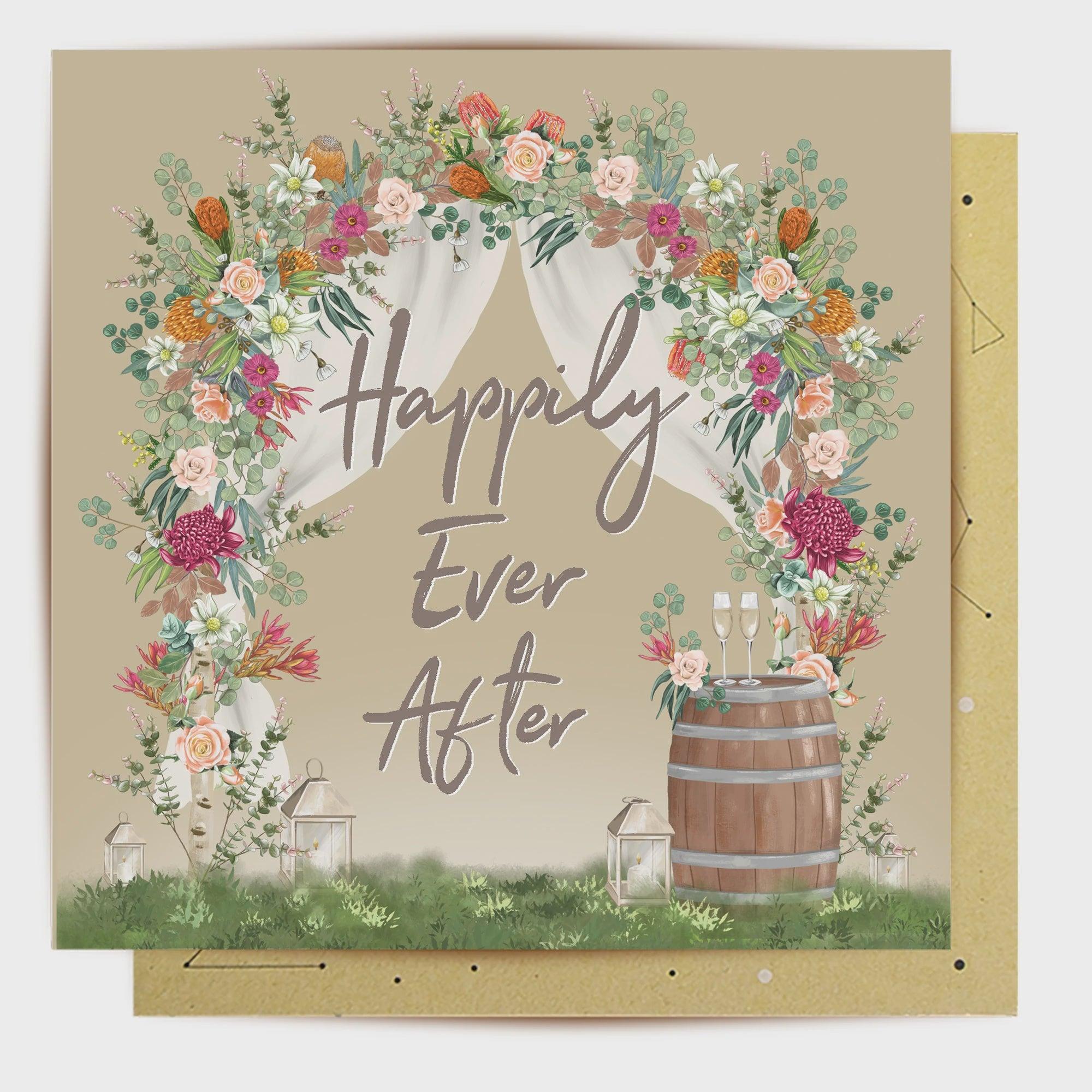 Card - Happily Ever After - Handworks Nouveau Paperie