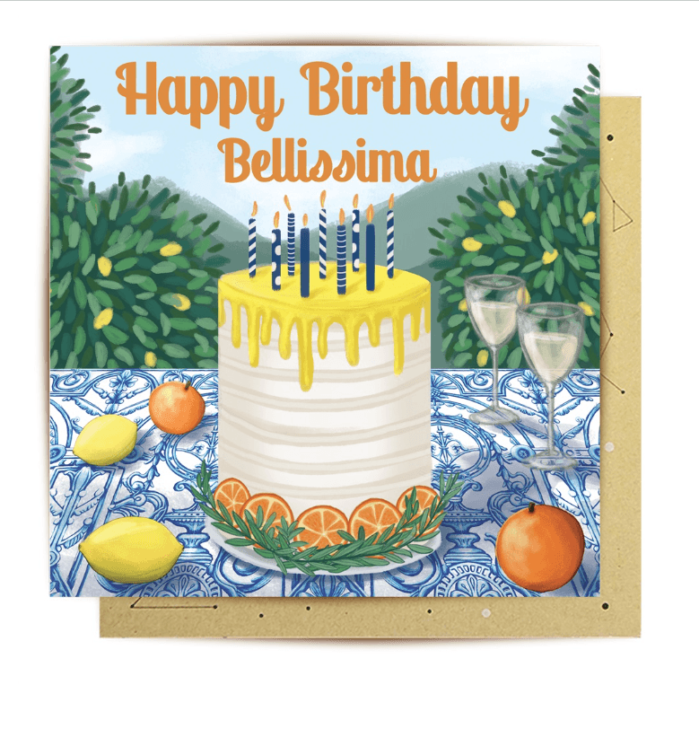 Card Happy Birthday Bellissima - Handworks Nouveau Paperie