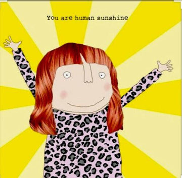 Card - Human Sunshine - Handworks Nouveau Paperie