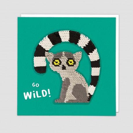 Card - Lemur - Go Wild - Handworks Nouveau Paperie
