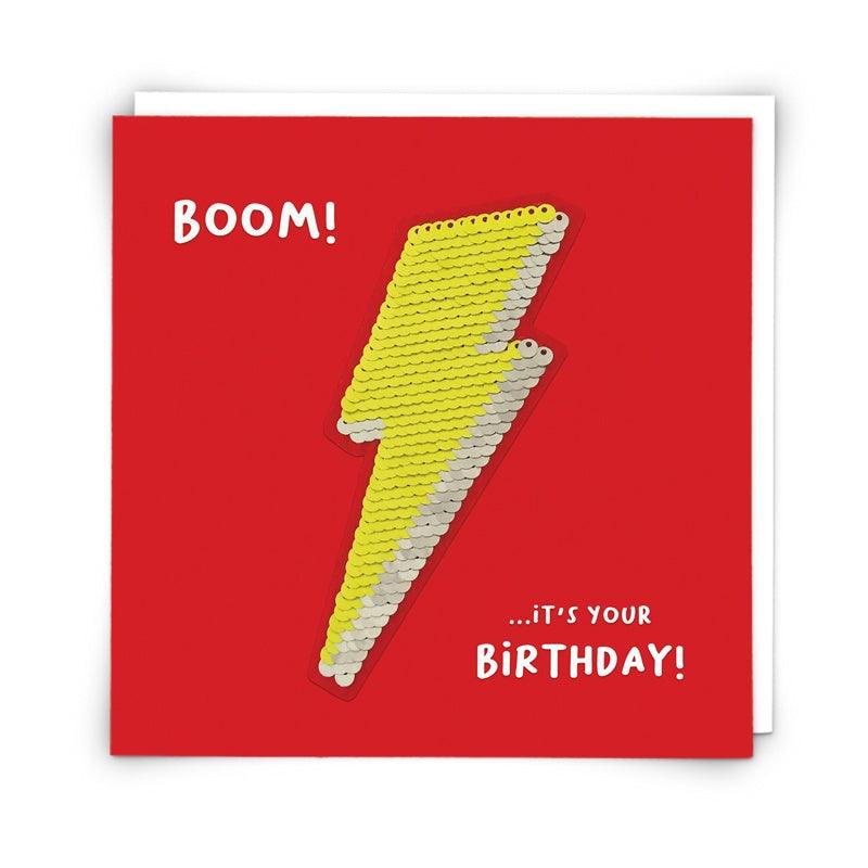Card - Lightning Bolt - Handworks Nouveau Paperie