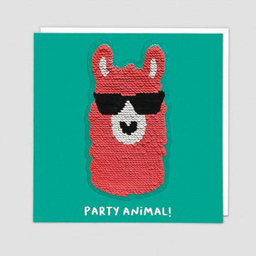 Card - Llama - Party Animal - Handworks Nouveau Paperie