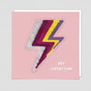 Card - Rainbow Bolt - Handworks Nouveau Paperie
