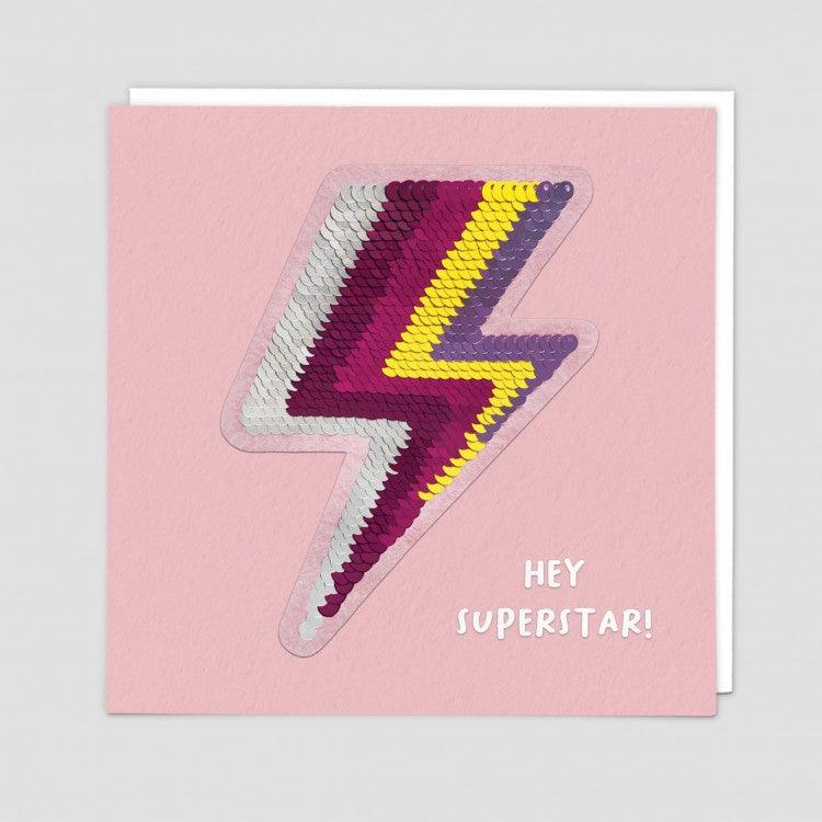 Card - Rainbow Bolt - Handworks Nouveau Paperie