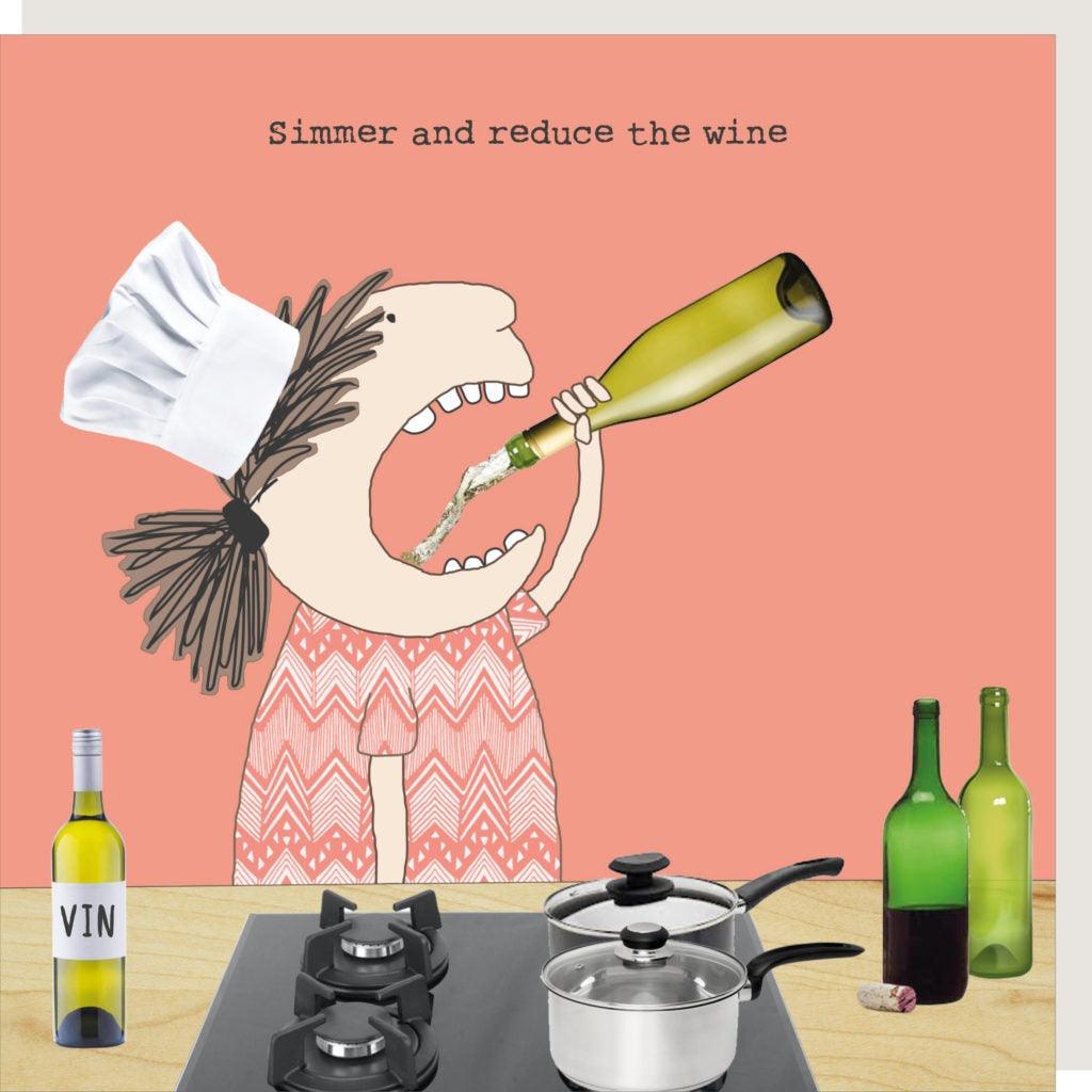 Card - Reduce Wine - Handworks Nouveau Paperie