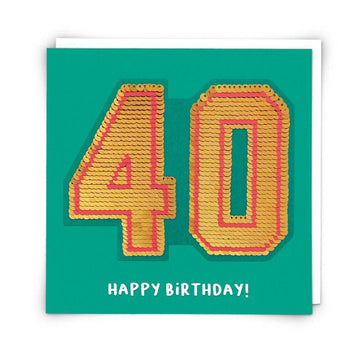 Card - Sequin 40 - Handworks Nouveau Paperie