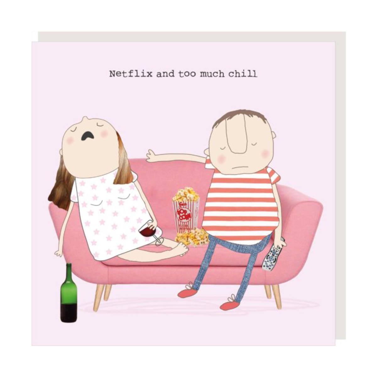 Card - To Much Chill - Handworks Nouveau Paperie