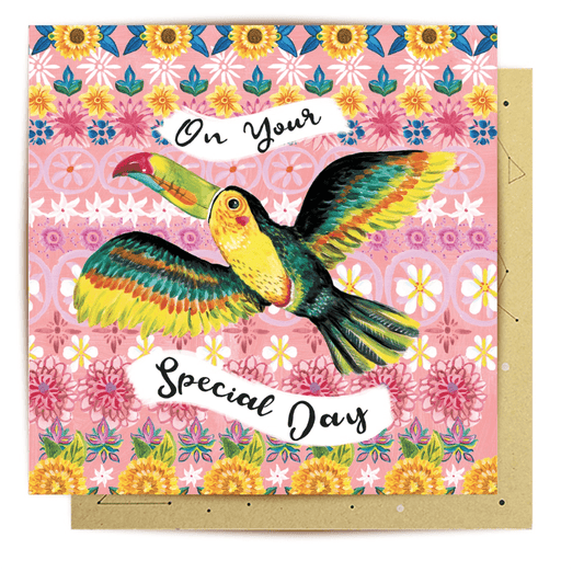 Card Toucan Special Day - Handworks Nouveau Paperie