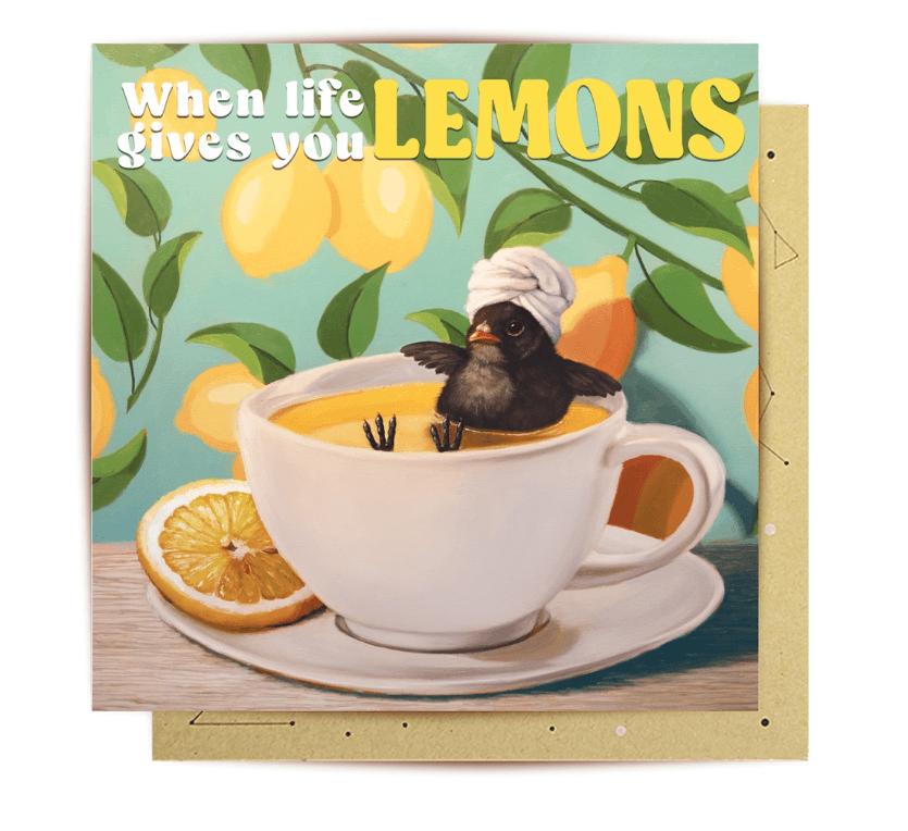 Card When Life Gives You Lemons - Handworks Nouveau Paperie