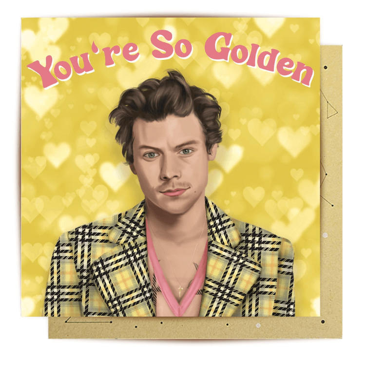 Card You're So Golden - Handworks Nouveau Paperie