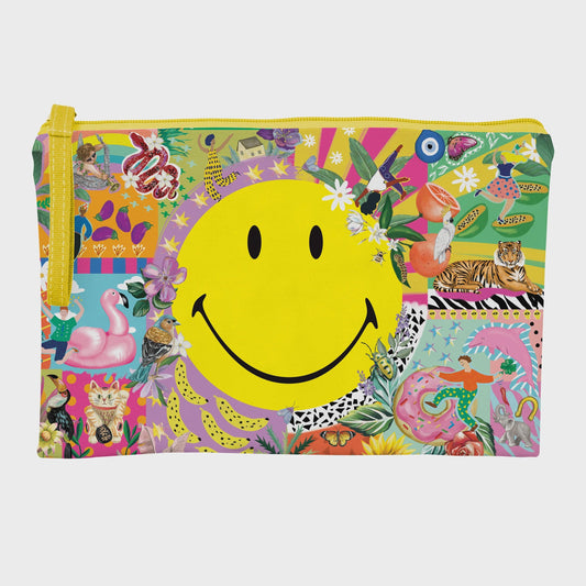 Clutch Purse - Smiley - Handworks Nouveau Paperie