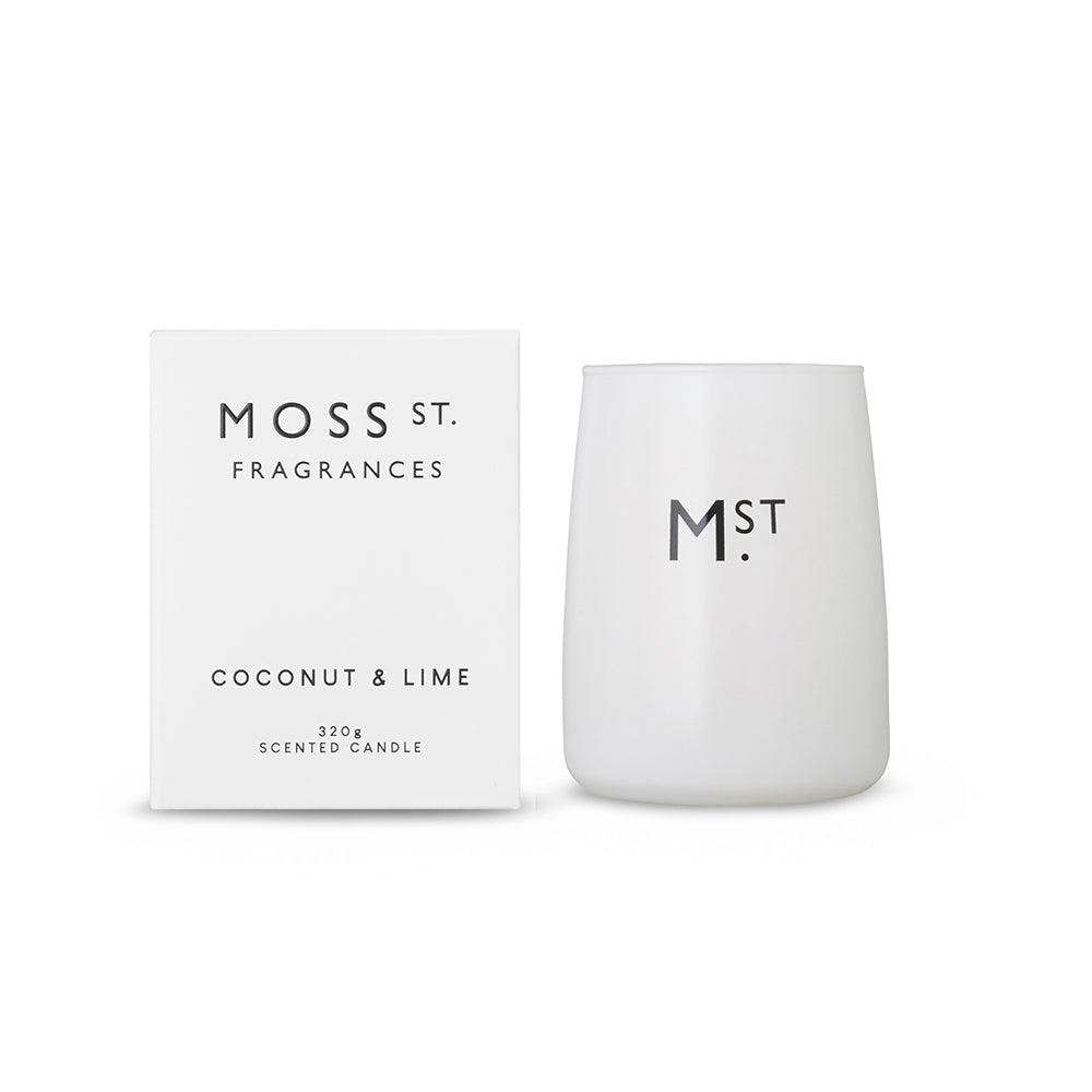 Coconut & Lime Soy Candle - Handworks Nouveau Paperie