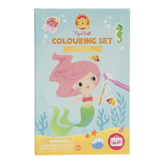 Colouring Set - Mermaids - Handworks Nouveau Paperie