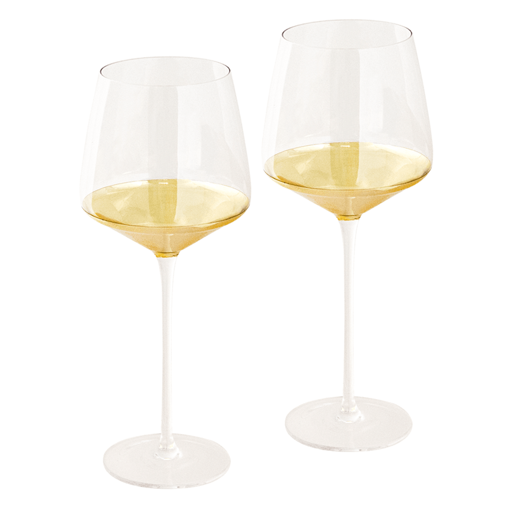 Cristina Re- Wine Glasss Crystal Rose - Set Of 2 - Handworks Nouveau Paperie