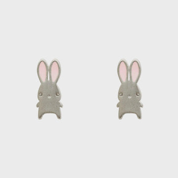 Earring Bunny Rabbit - Handworks Nouveau Paperie