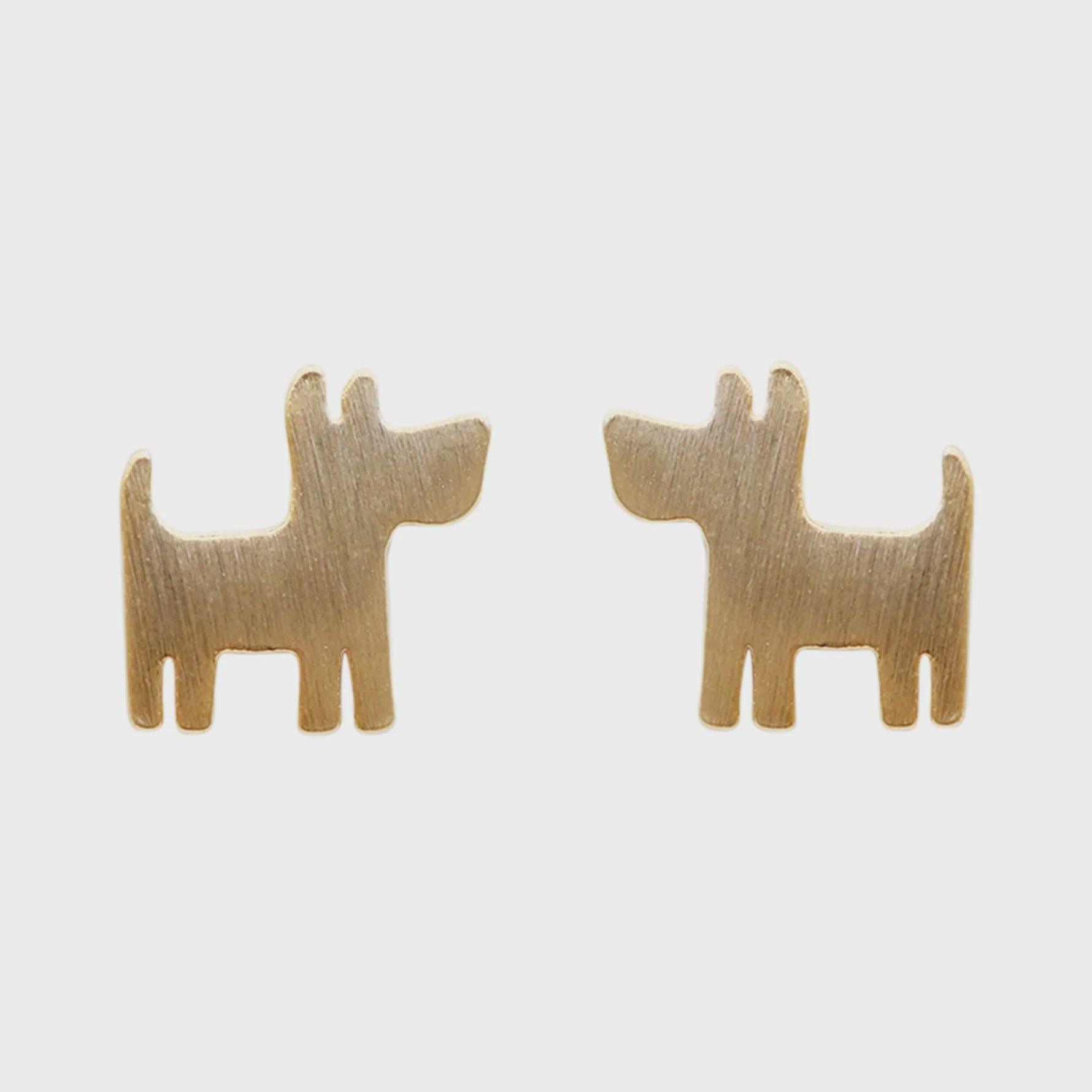 Earring Dog - Handworks Nouveau Paperie