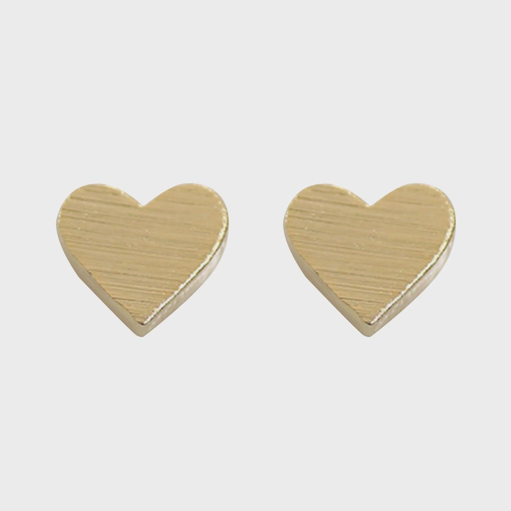 Earring Love Heart - Handworks Nouveau Paperie