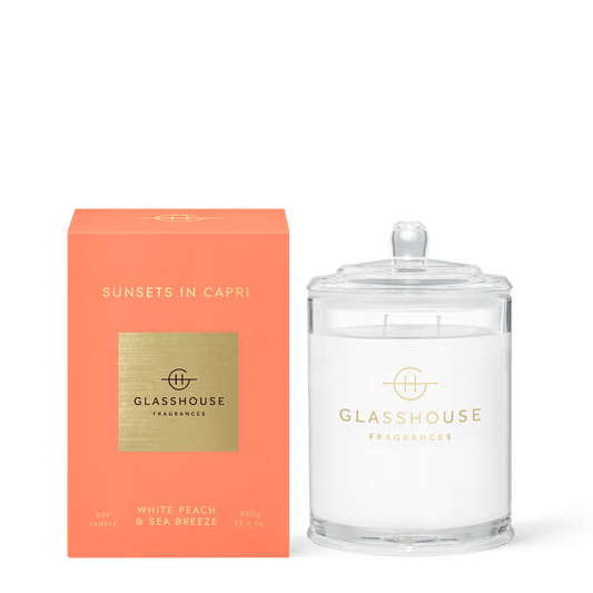 GF 380g SUNSETS IN CAPRI Candle - Handworks Nouveau Paperie