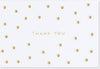 Gold Dots Thank You Notes - Handworks Nouveau Paperie