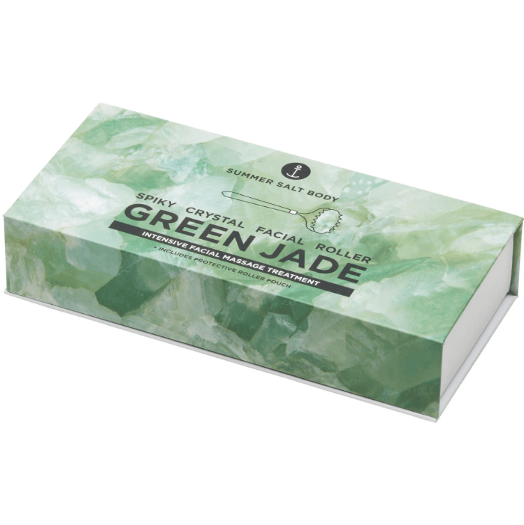 Green Jade Spiky Facial Roller - Handworks Nouveau Paperie