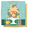 Greeting Card Lemon Birthday Cake - Handworks Nouveau Paperie