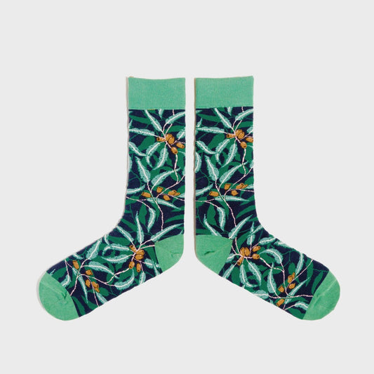 Gum Nuts About These Socks - Mens - - Handworks Nouveau Paperie