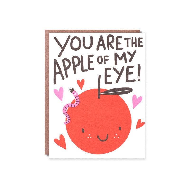 Hello Lucky - Single Card - Apple of my Eye - Handworks Nouveau Paperie