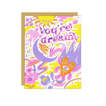 Hello Lucky - Single Card - Dreamy Card - Handworks Nouveau Paperie