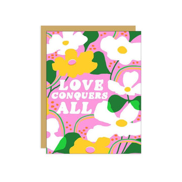 Hello Lucky - Single Card - Love Conquers - Handworks Nouveau Paperie