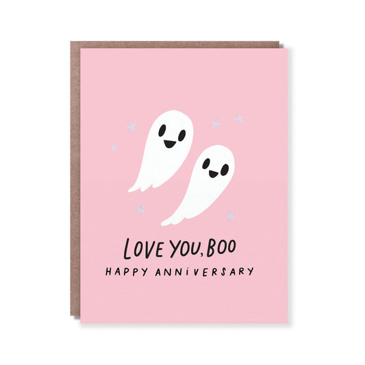 Hello Lucky - Single Card - Love You Boo - Handworks Nouveau Paperie