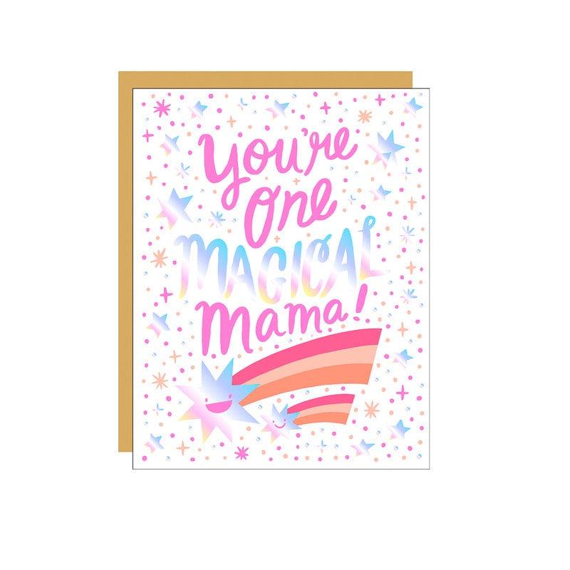 Hello Lucky - Single Card - Magical Mumma - Handworks Nouveau Paperie