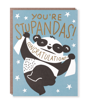 Hello Lucky - Single Card - Stupandas - Handworks Nouveau Paperie