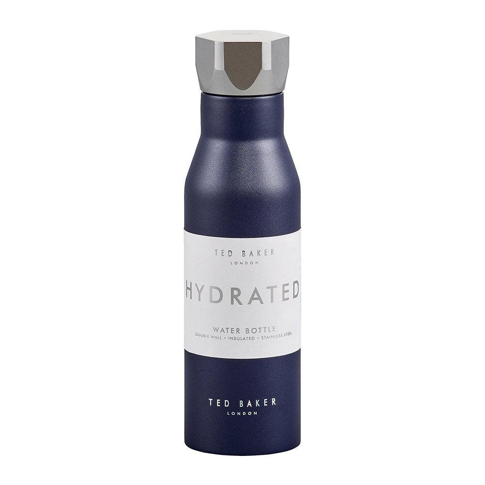Insulated Water Bottle - 425ml - Navy - Handworks Nouveau Paperie