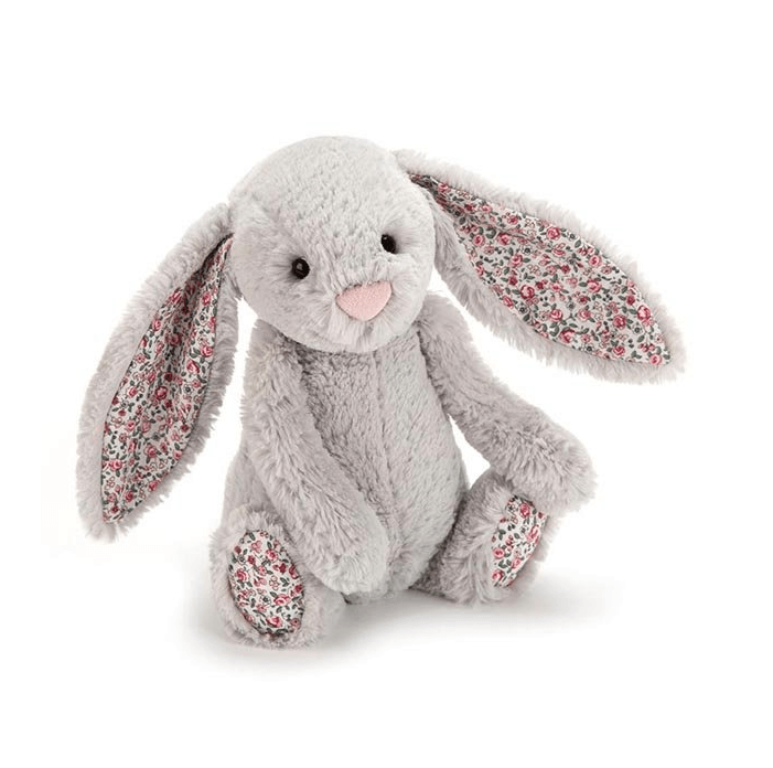 Jellycat Blossom Bashful Silver Bunny Small - Handworks Nouveau Paperie