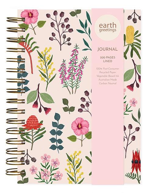 Journal (Lined) - Australian Wildflowers - Handworks Nouveau Paperie