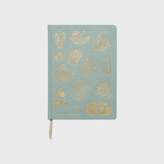 Jumbo Bookcloth Journal - Mineralogy - Handworks Nouveau Paperie