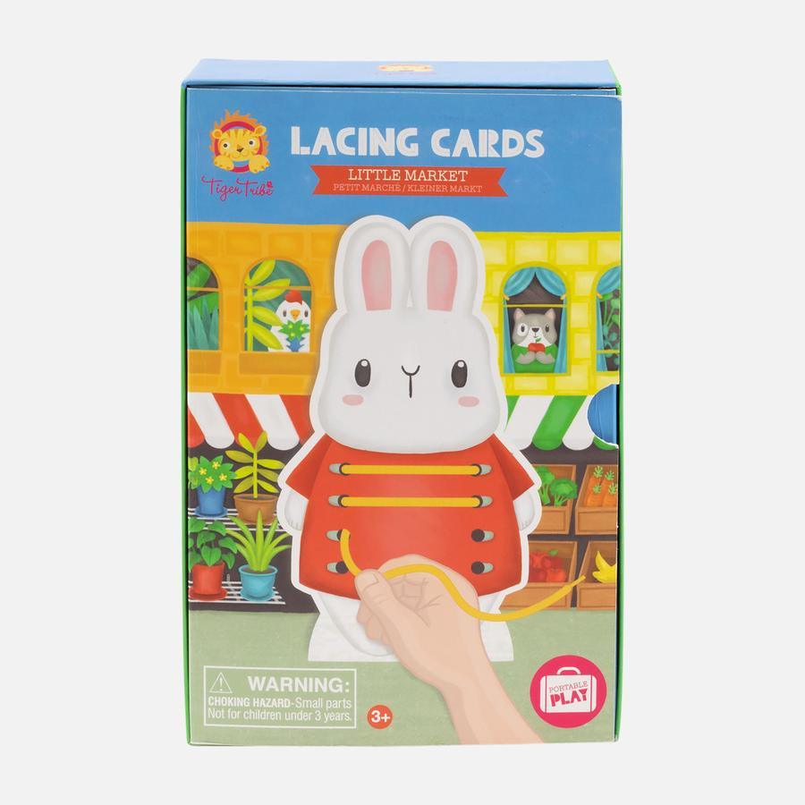 Lacing Cards - Little Market - Handworks Nouveau Paperie