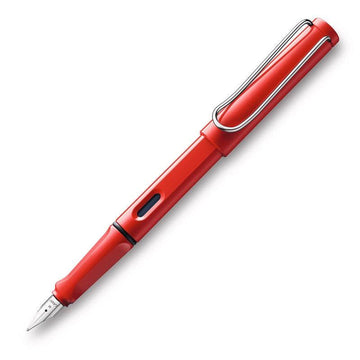 LAMY - SAFARI - Fountain Pen - Medium - Red - Handworks Nouveau Paperie