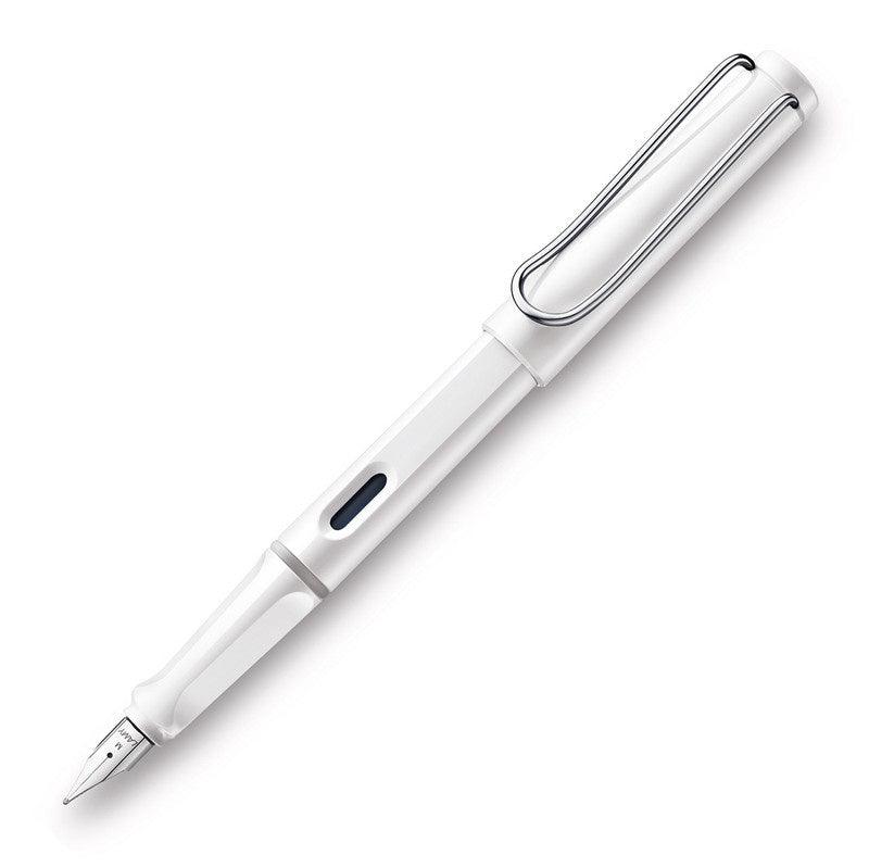 LAMY - SAFARI - Fountain Pen - Medium - Shiny White - Handworks Nouveau Paperie