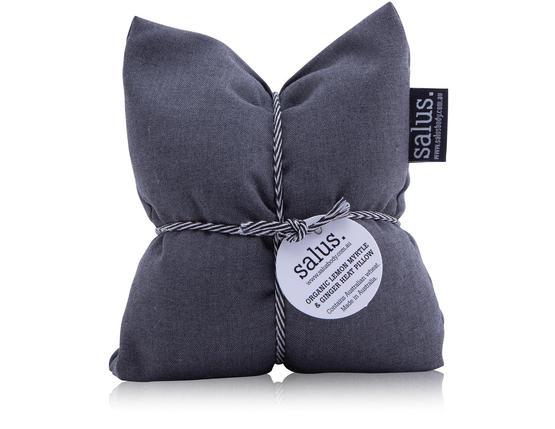 Lemon Myrtle & Ginger Heat Pillow - Grey - Handworks Nouveau Paperie