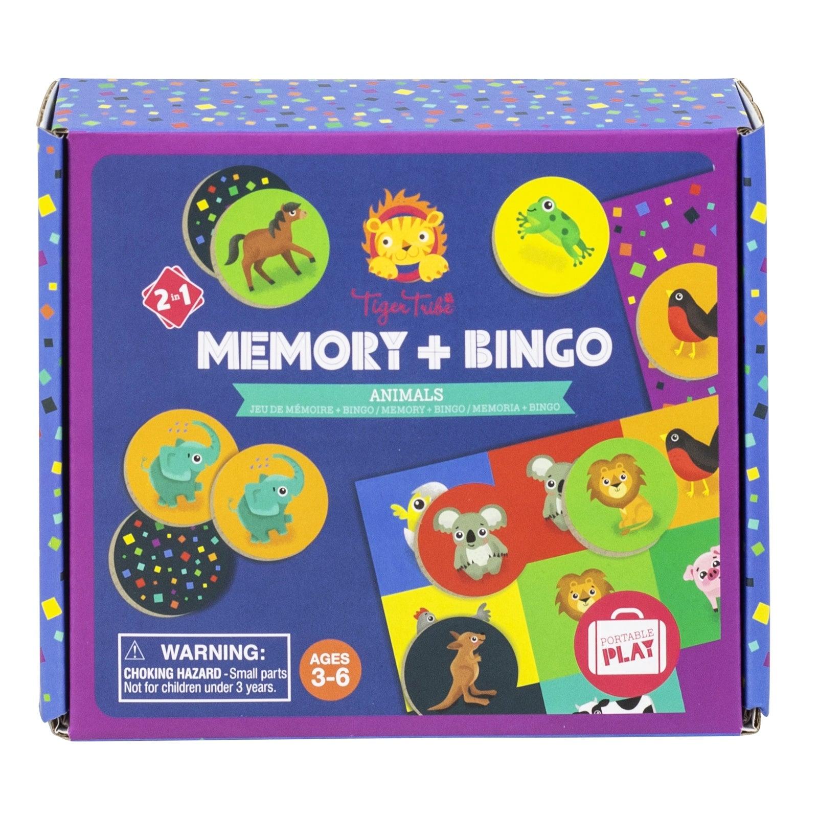 Memory + Bingo - Animals - Handworks Nouveau Paperie