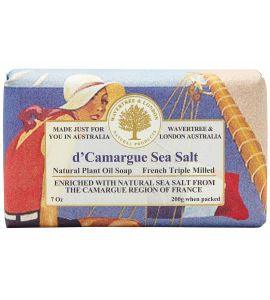 NATURAL PLANT OIL SOAP - D'CAMARGUE SEA SALT - Handworks Nouveau Paperie