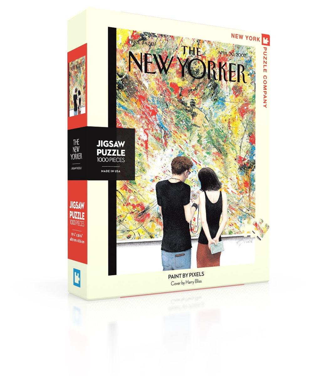 NEW YORKER PUZZLE - 1000 PC Paint by Pixels - Handworks Nouveau Paperie